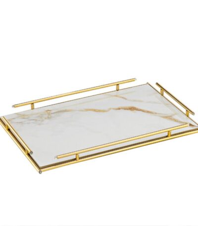 Δίσκος γάμου τύπου μάρμαρο ΚΔ1054Β