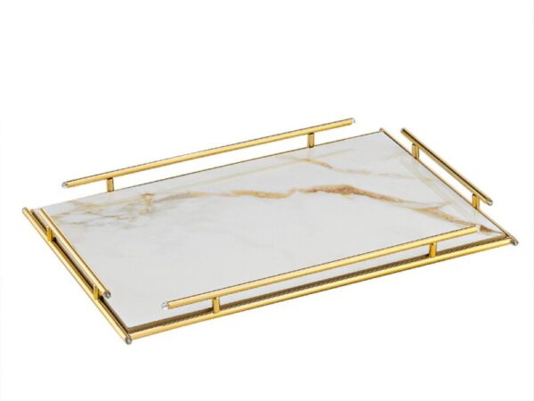 Δίσκος γάμου τύπου μάρμαρο ΚΔ1054Β