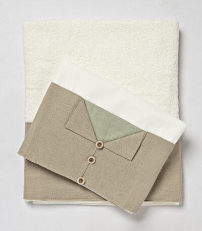 Σετ λαδόπανα αγόρι Baby Bloom LD25.07