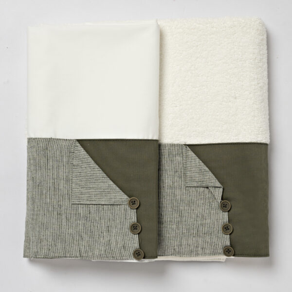 Σετ λαδόπανα αγόρι Baby Bloom LD25.04