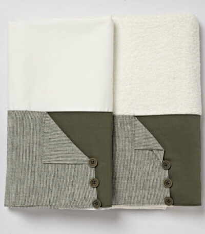 Σετ λαδόπανα αγόρι Baby Bloom LD25.04