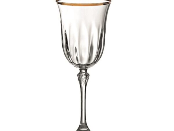 Κρυστάλλινο ποτήρι κρασιού Ludovica Gold ΚΠ470