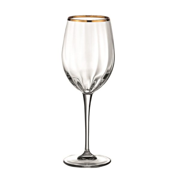 Κρυστάλλινο ποτήρι κρασιού Monalisa Gold ΚΠ490