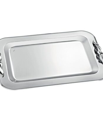 Δίσκος γάμου ασημί inox ΚΔ2101