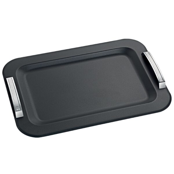 Δίσκος γάμου μαύρο-ασημί inox ΚΔ2118