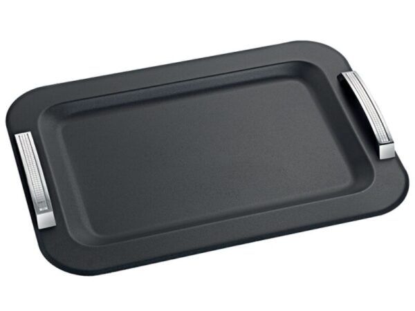 Δίσκος γάμου μαύρο-ασημί inox ΚΔ2118