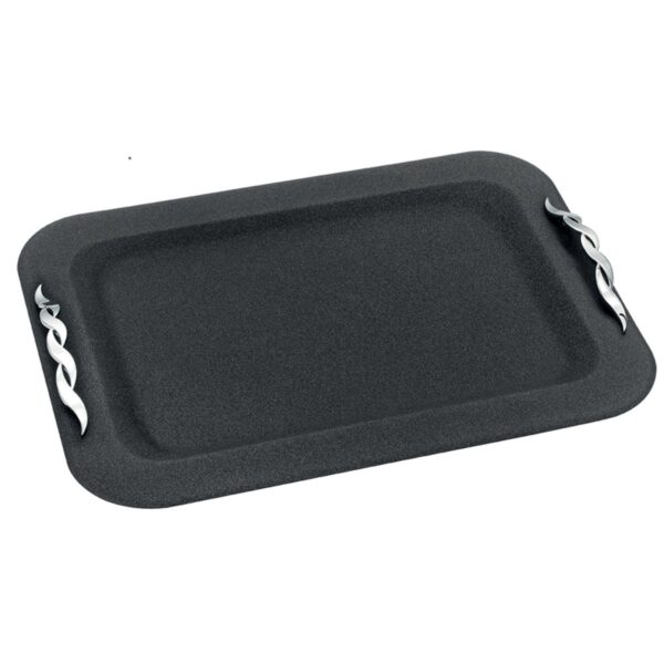 Δίσκος γάμου μαύρο-ασημί inox ΚΔ2120