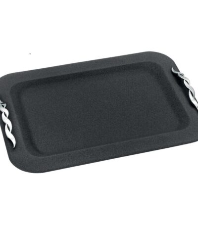 Δίσκος γάμου μαύρο-ασημί inox ΚΔ2120