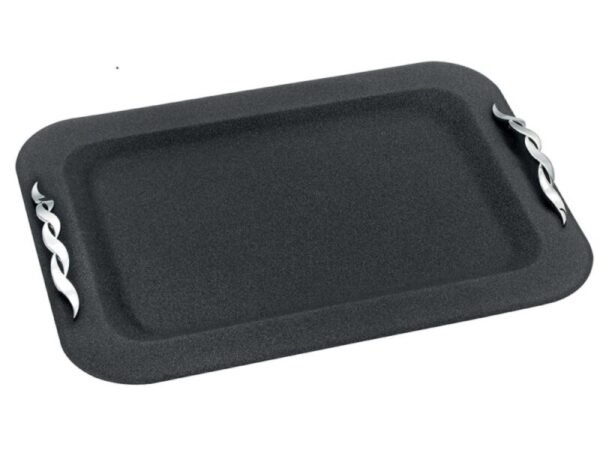 Δίσκος γάμου μαύρο-ασημί inox ΚΔ2120