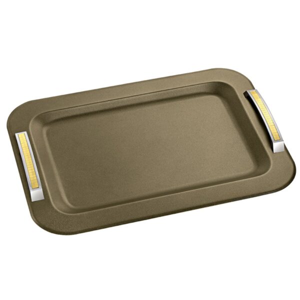 Δίσκος γάμου λαδί-ασημί-χρυσό inox ΚΔ2121