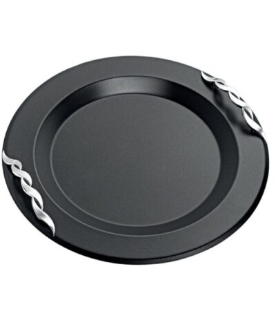 Δίσκος γάμου μαύρο-ασημί inox ΚΔ2128