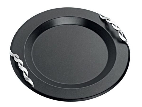 Δίσκος γάμου μαύρο-ασημί inox ΚΔ2128