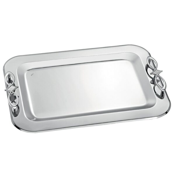 Δίσκος γάμου ασημί inox ΚΔ2140