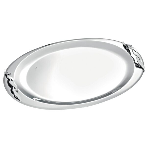 Δίσκος γάμου ασημί inox ΚΔ2163