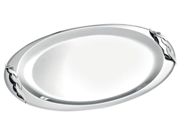 Δίσκος γάμου ασημί inox ΚΔ2163