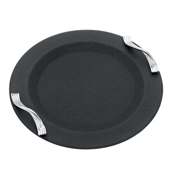 Δίσκος γάμου μαύρο-ασημί inox ΚΔ2169