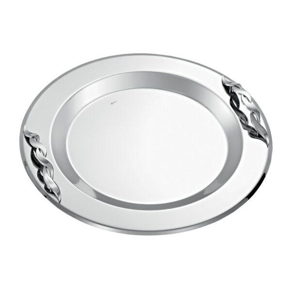 Δίσκος γάμου ασημί inox ΚΔ2172