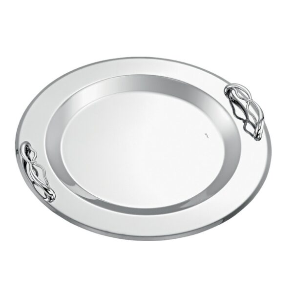 Δίσκος γάμου ασημί inox ΚΔ2174