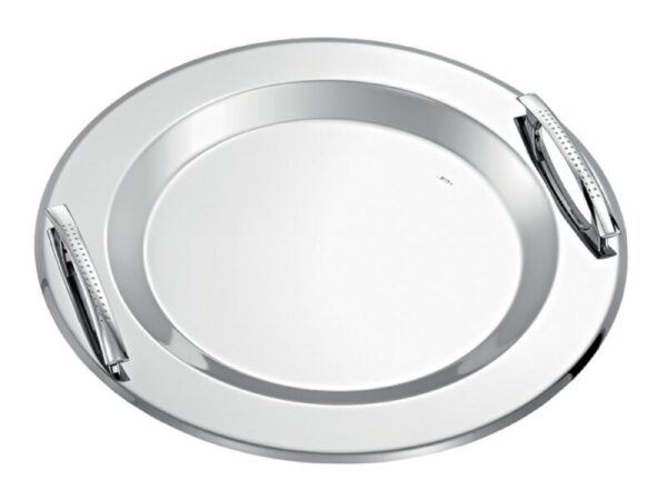 Δίσκος γάμου ασημί inox ΚΔ2178