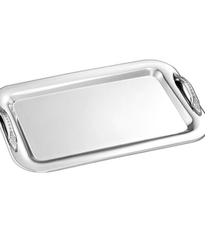 Δίσκος γάμου ασημί inox ΚΔ2181