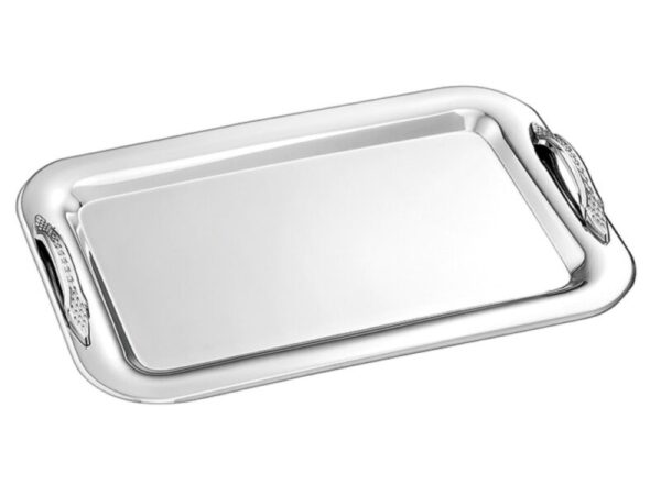 Δίσκος γάμου ασημί inox ΚΔ2181