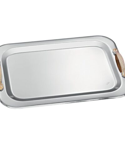 Δίσκος γάμου ασημί-χρυσό inox ΚΔ2183