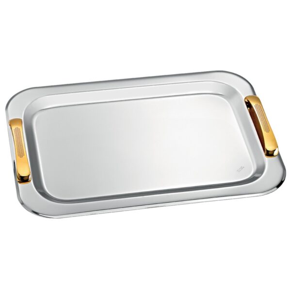 Δίσκος γάμου ασημί-χρυσό inox ΚΔ2184