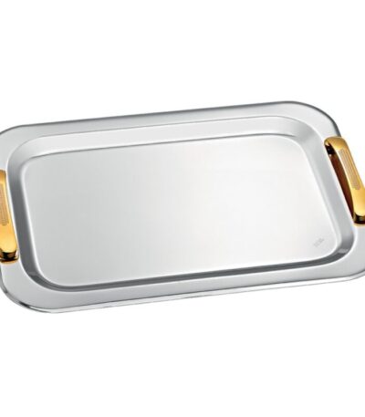 Δίσκος γάμου ασημί-χρυσό inox ΚΔ2184