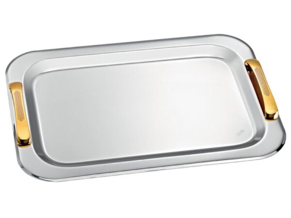 Δίσκος γάμου ασημί-χρυσό inox ΚΔ2184